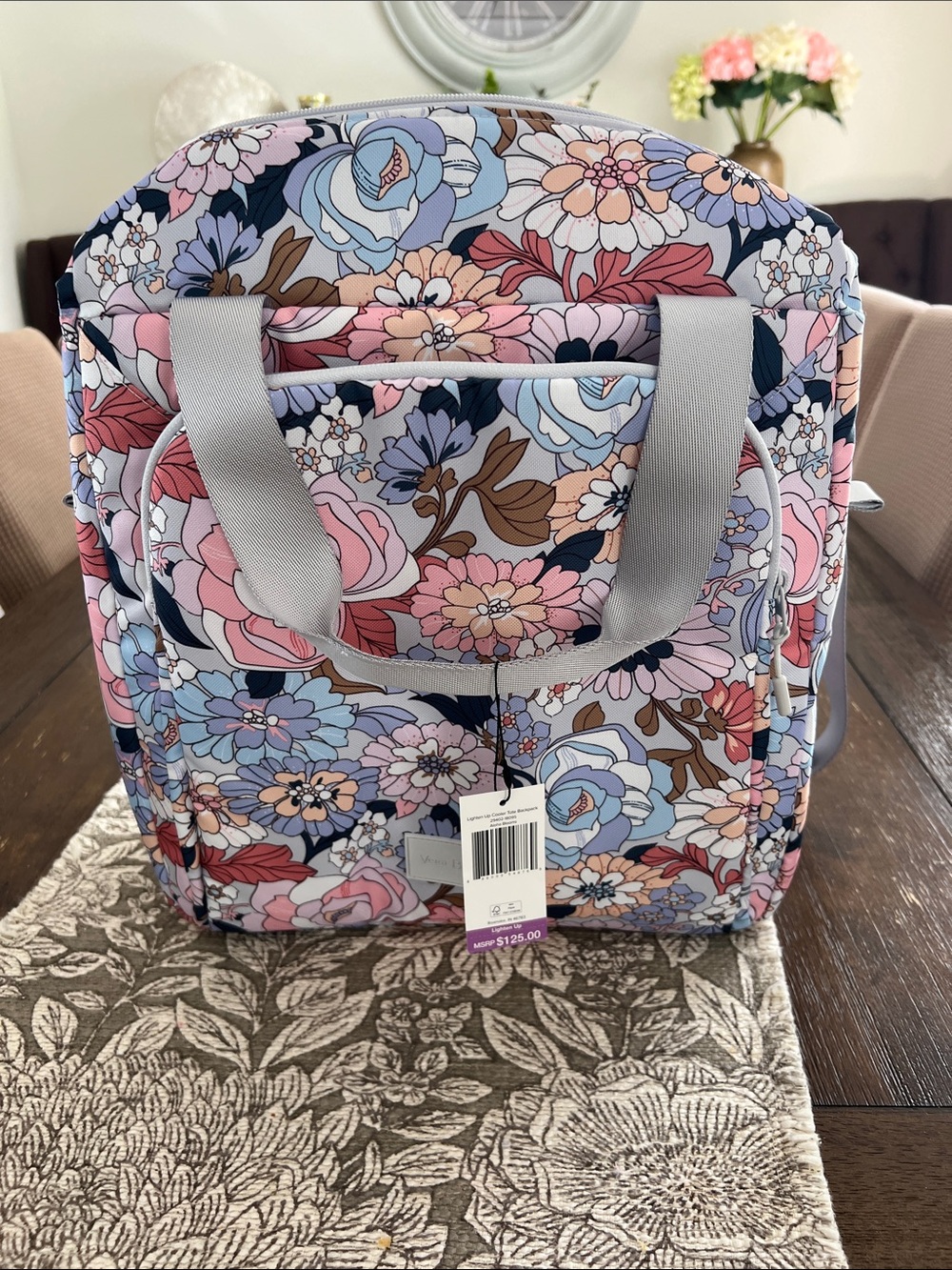 Vera Bradley Lighten Up Cooler Tote Backpack